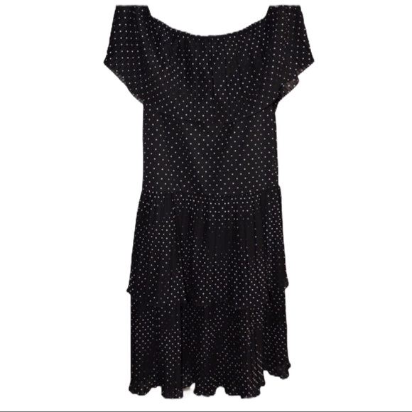 White House Black Market Polka Dot Dress XS - Picture 3 of 6